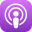 Apple podcast logo