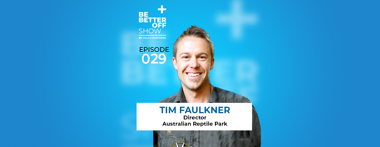 Tim Faulkner Director of The Australian Reptile Park on The Be Better Off Show Podcast